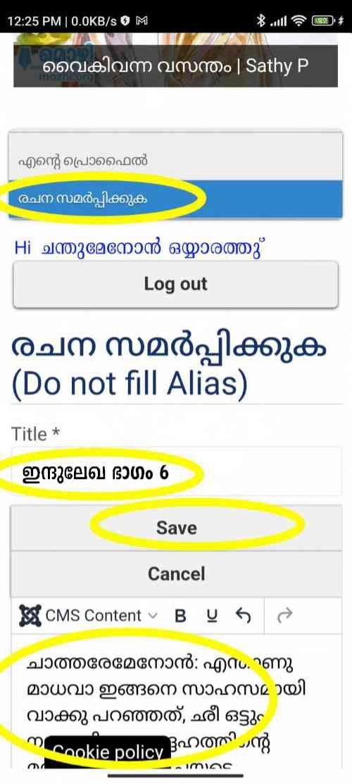 How to submit novel in Mozhi.org?
